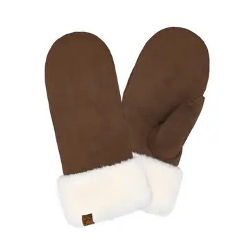 CC Suede Mittens