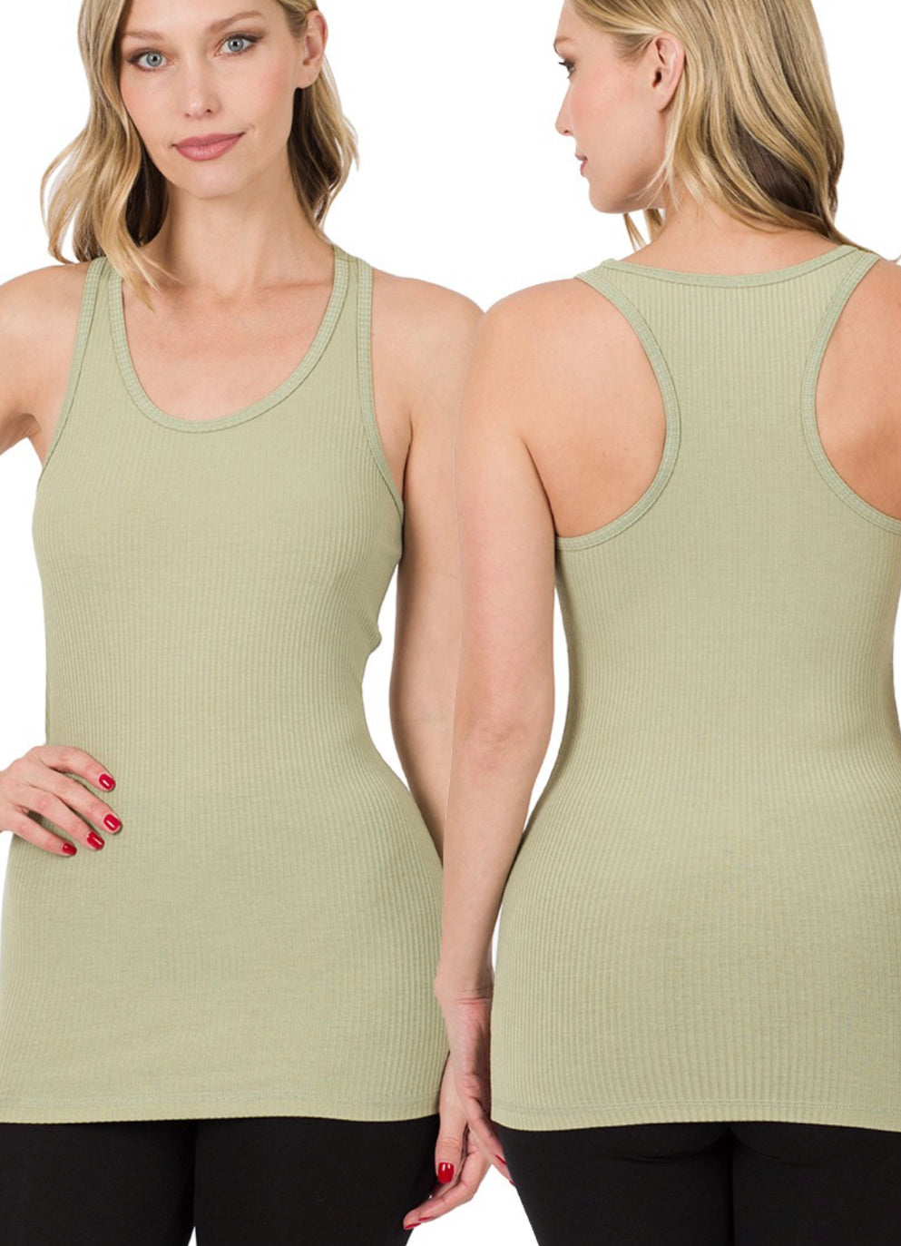 Ribbed Racerback Tank