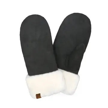 CC Suede Mittens