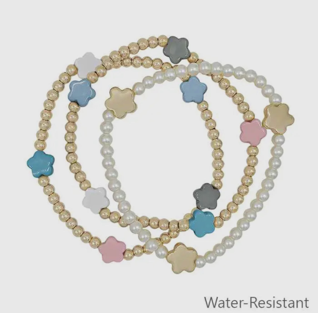 The Pearl Flower Bead Bracelet