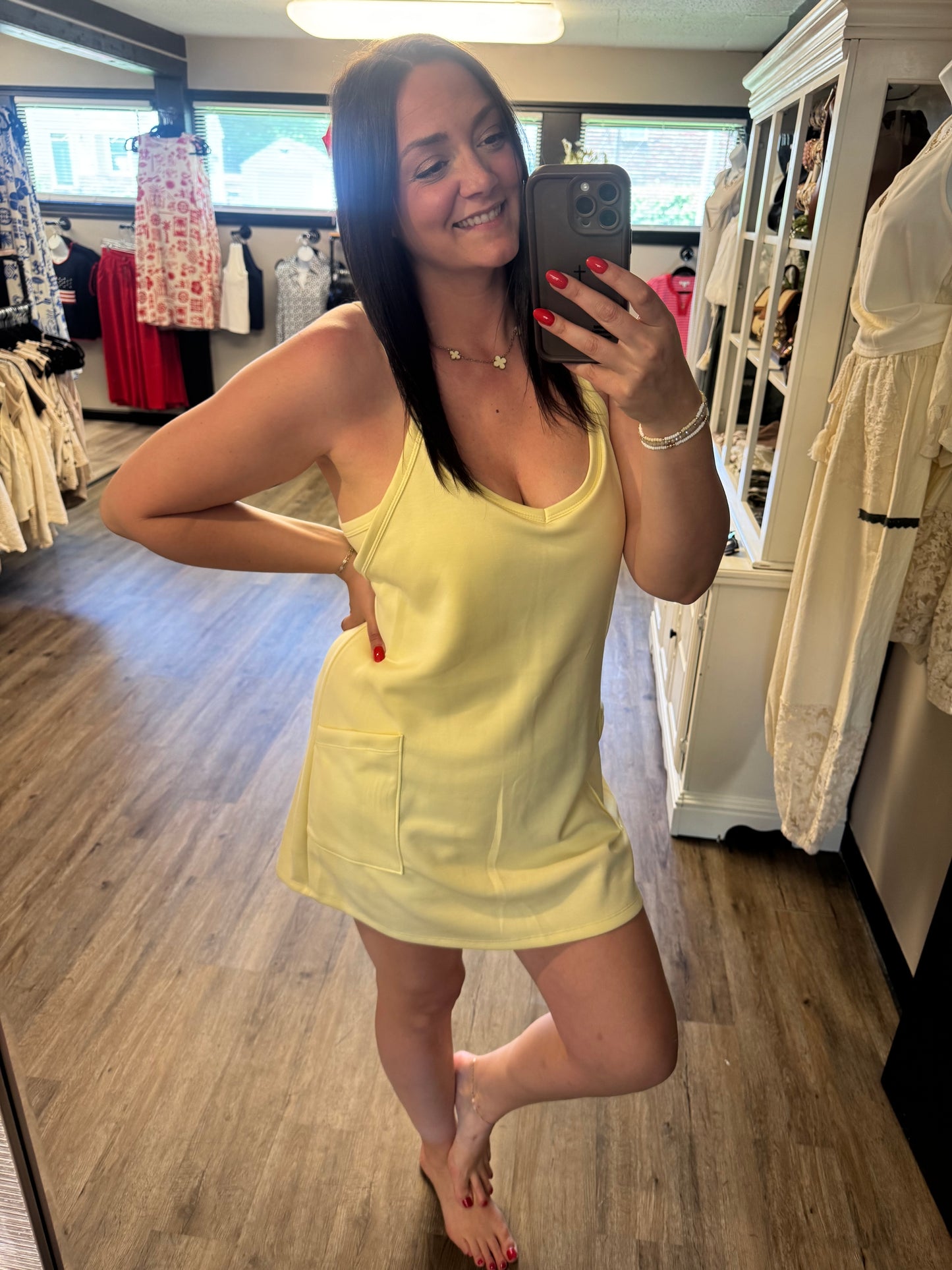 The Brielle Romper Dress
