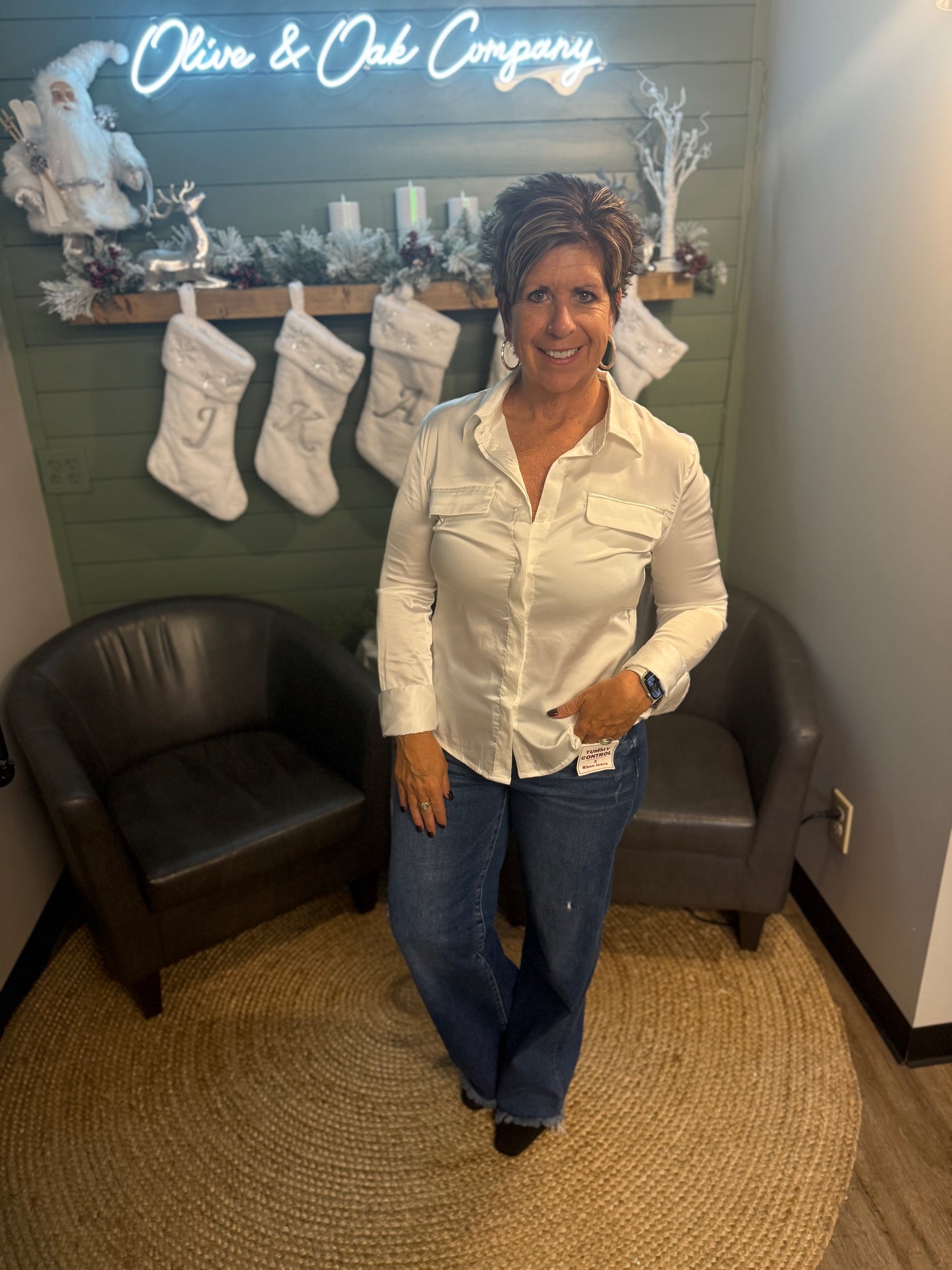 The Natalie Button Up