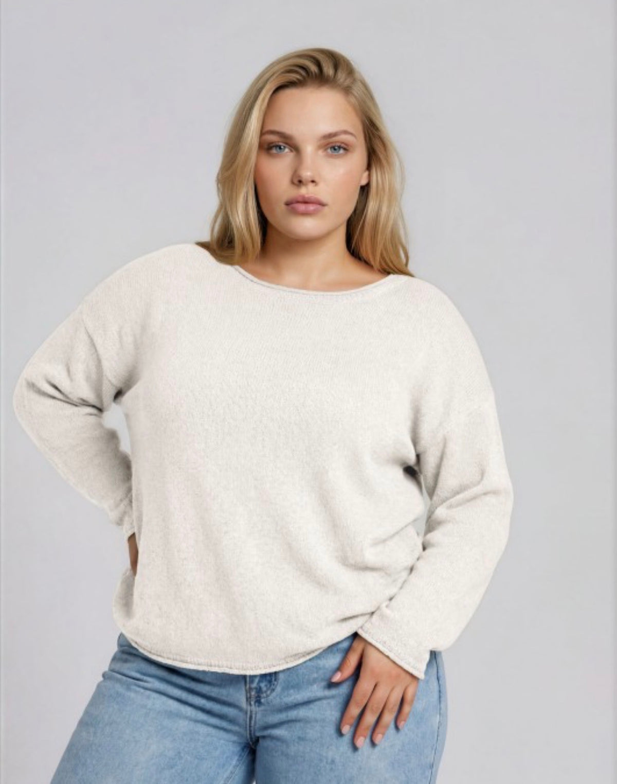 The Evie Curvy Sweater