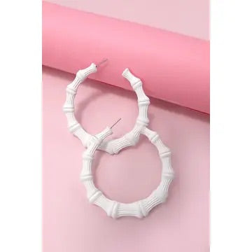 Bamboo Hoop earring