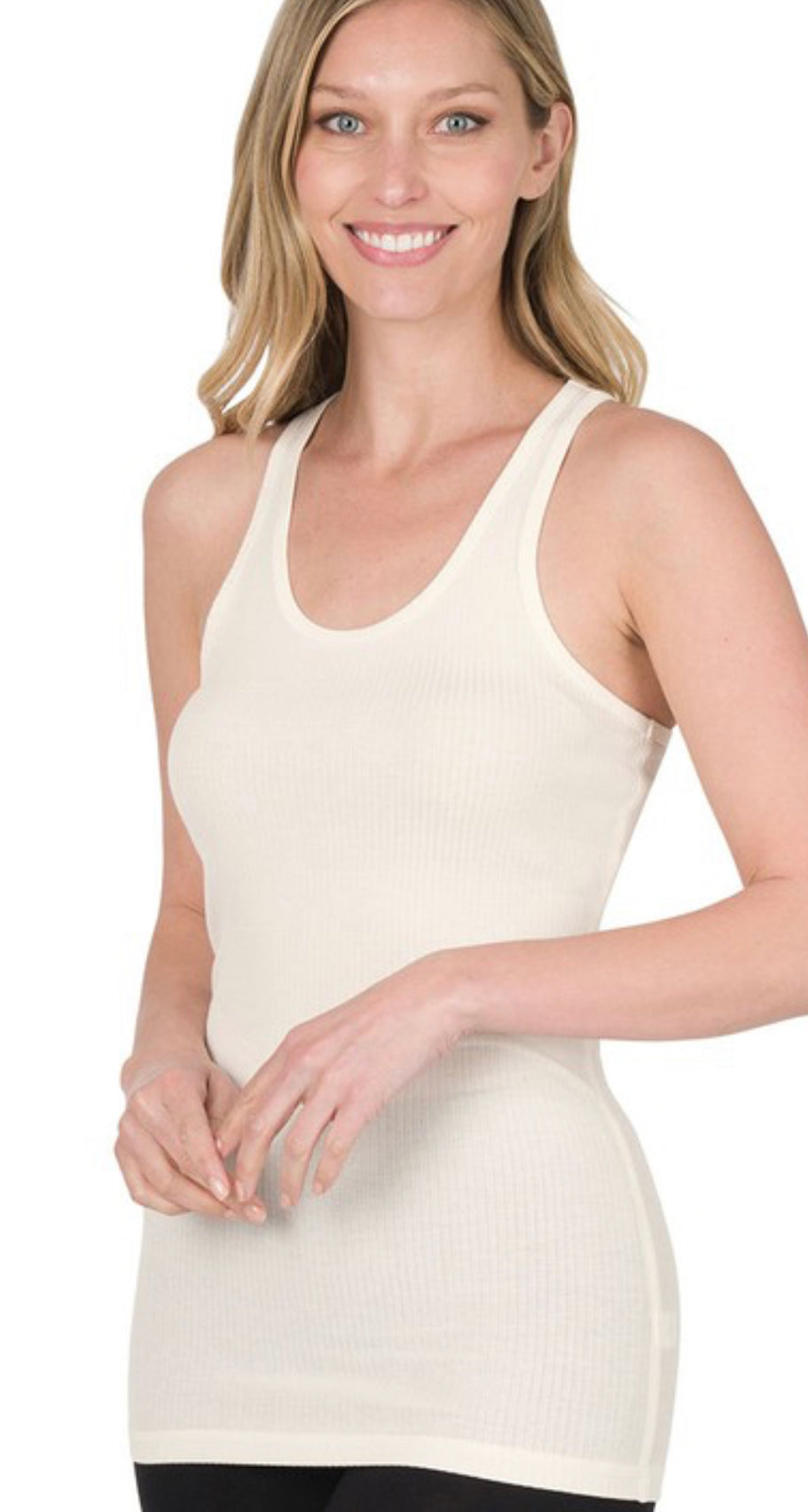 Ribbed Racerback Tank