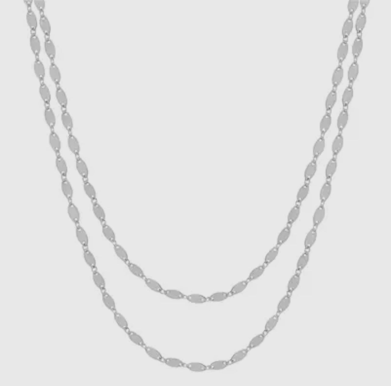 The Oval Double Necklace