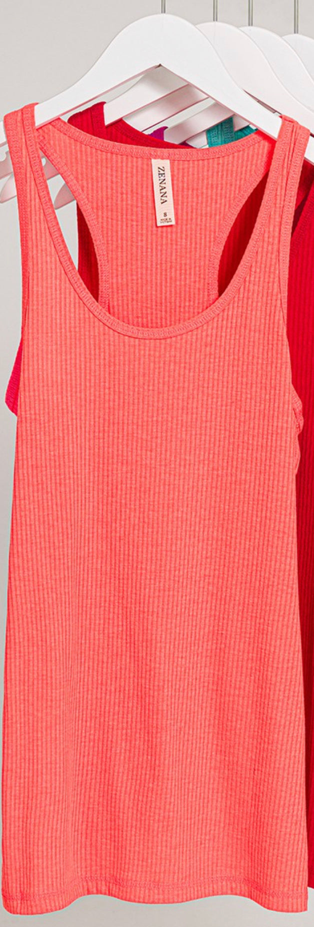 Ribbed Racerback Tank