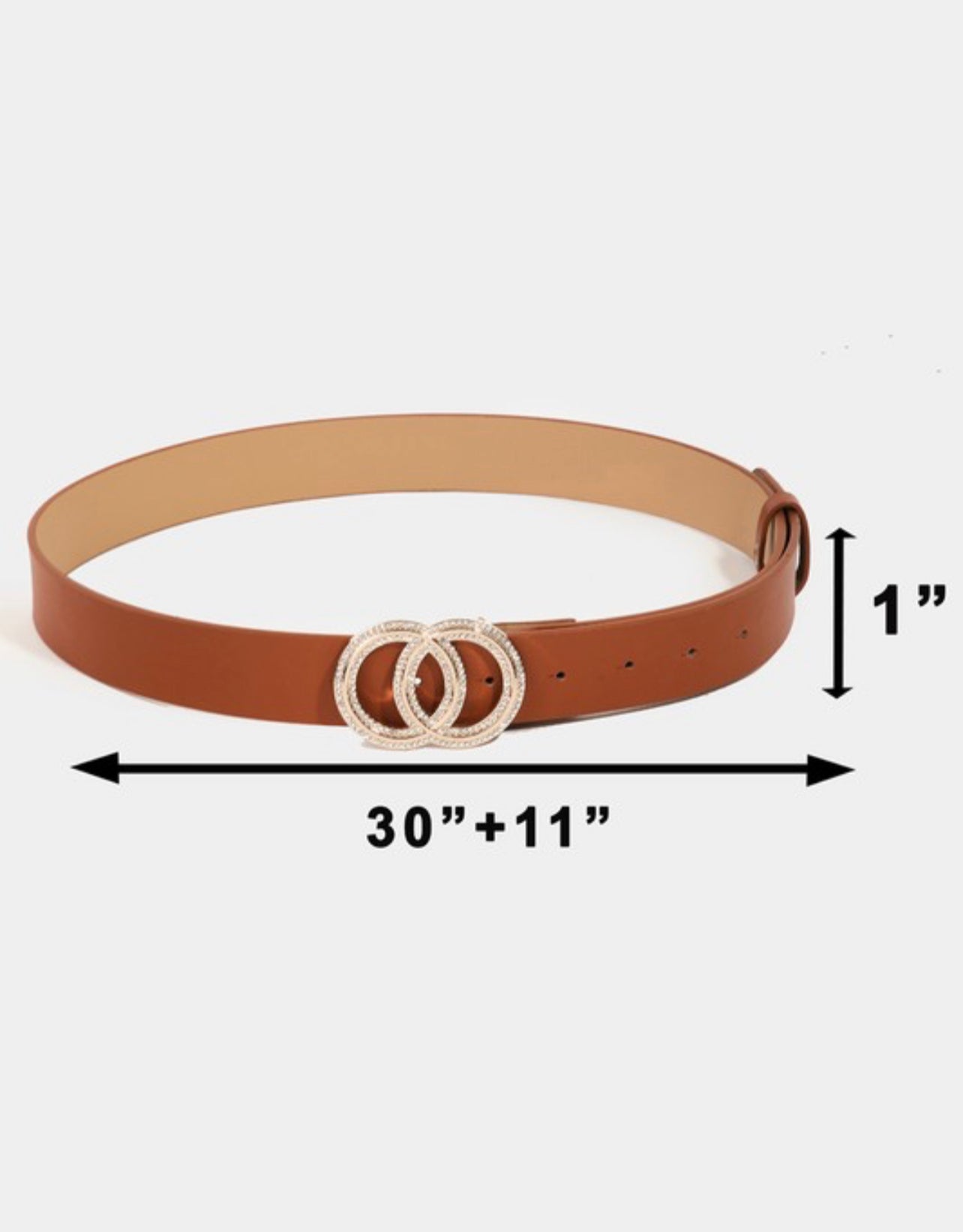 Rhinestone Circle Belt