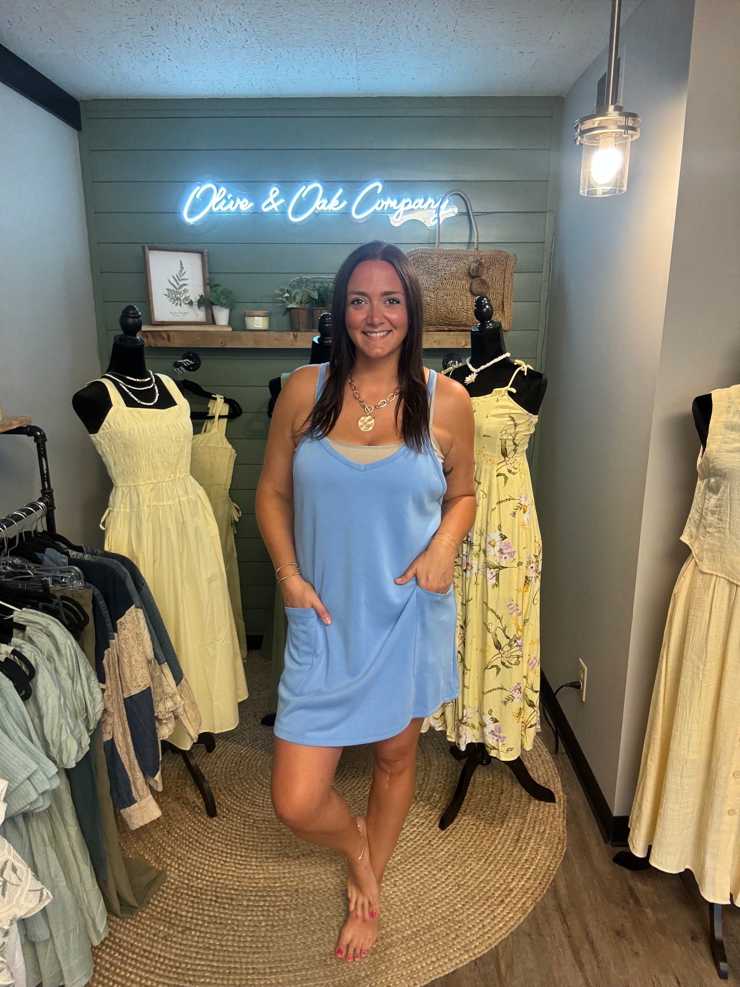 The Brielle Romper Dress