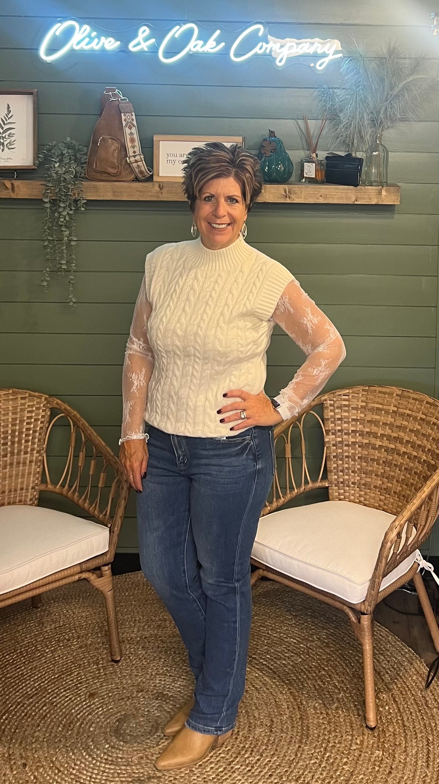 The Stephanie Lace Top