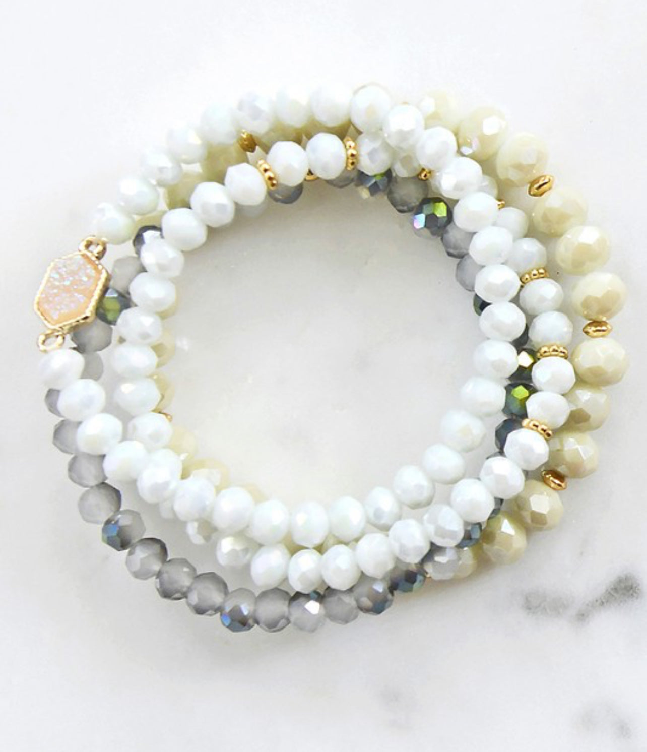 The Ila Beaded Stacking Bracelets