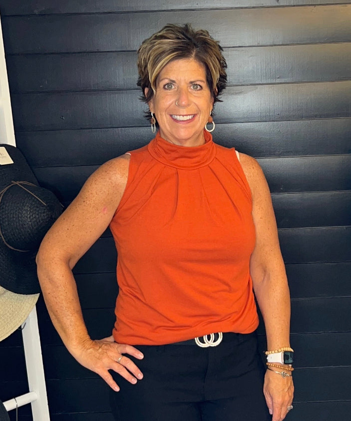 The Andrea High Neck Top