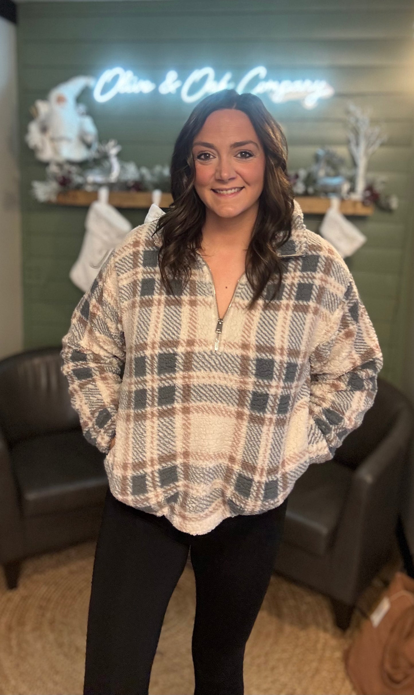 The Cozy Sherpa Pullover