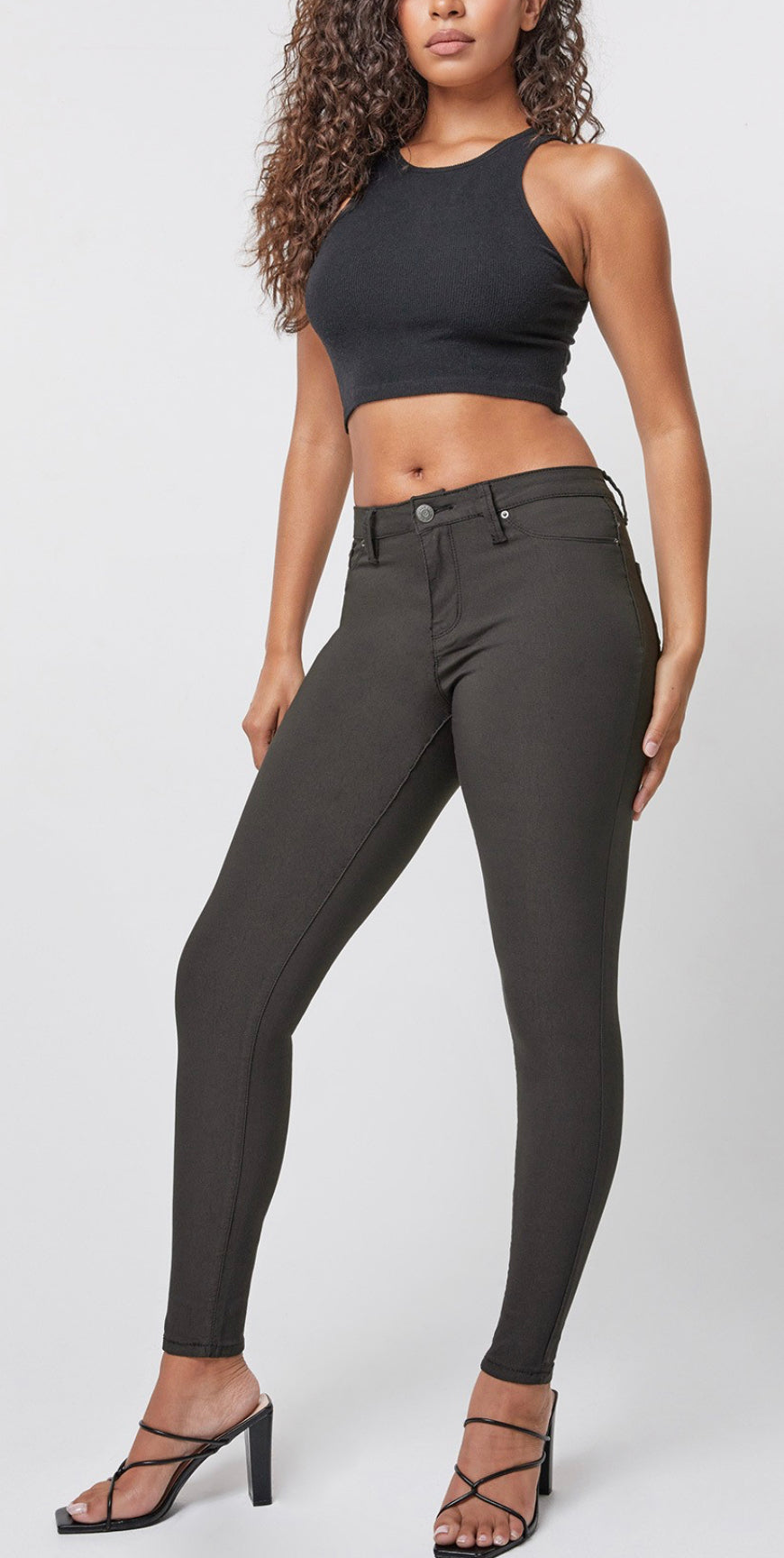 Mid-Rise Skinny Pants
