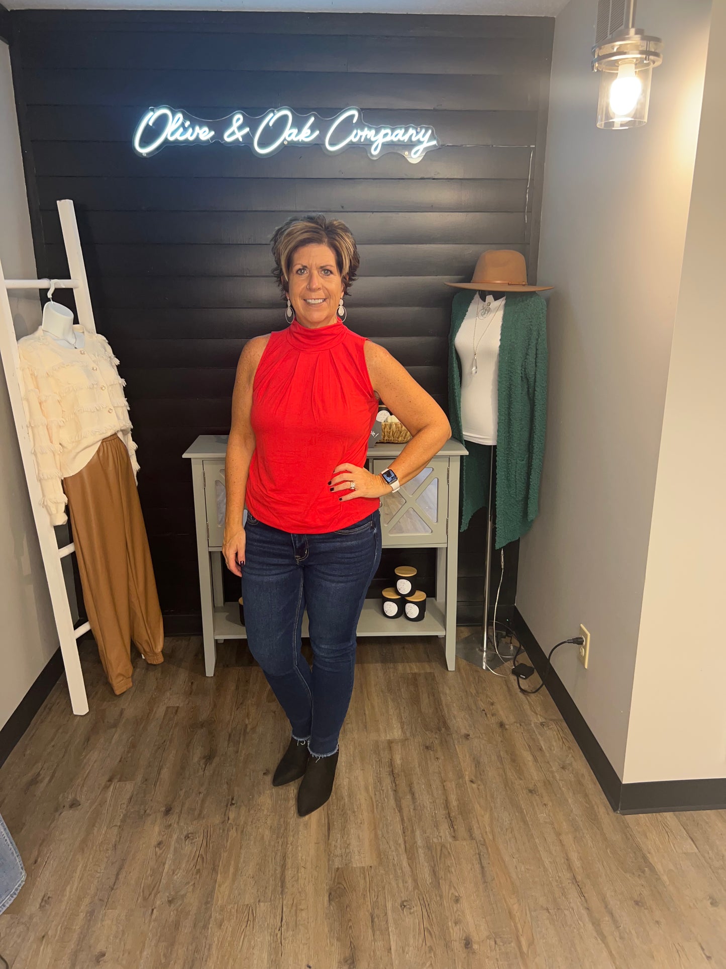 The Andrea High Neck Top