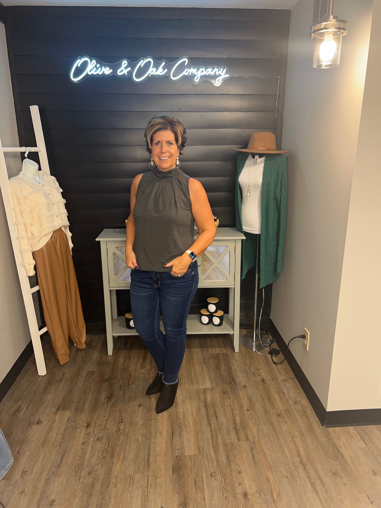 The Andrea High Neck Top