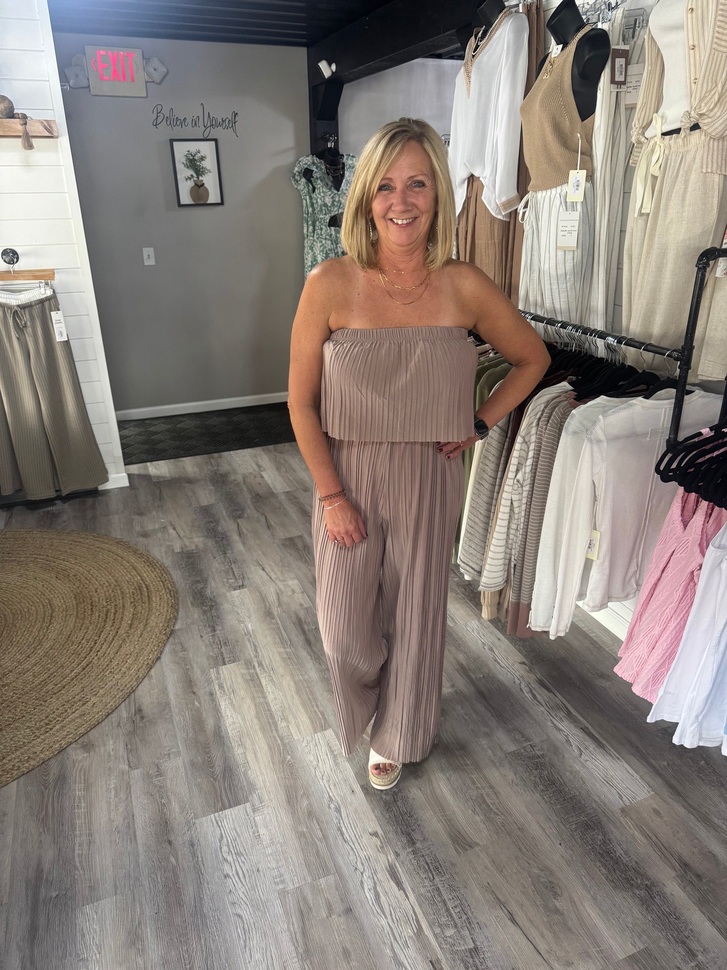 The Venezia Strapless jumpsuit