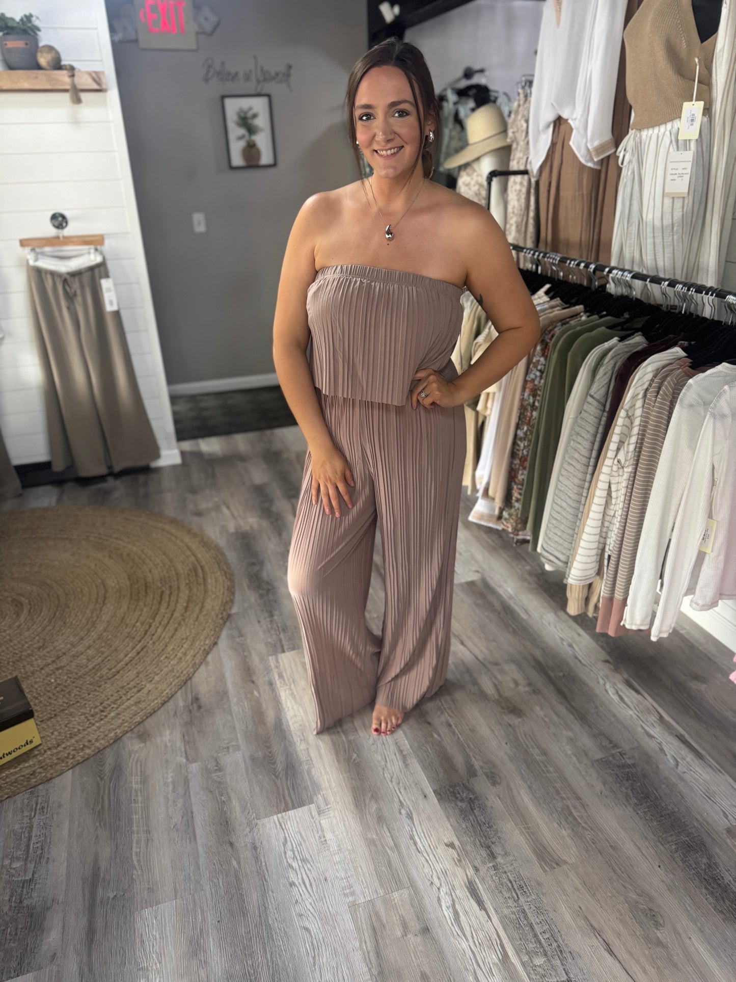 The Venezia Strapless jumpsuit