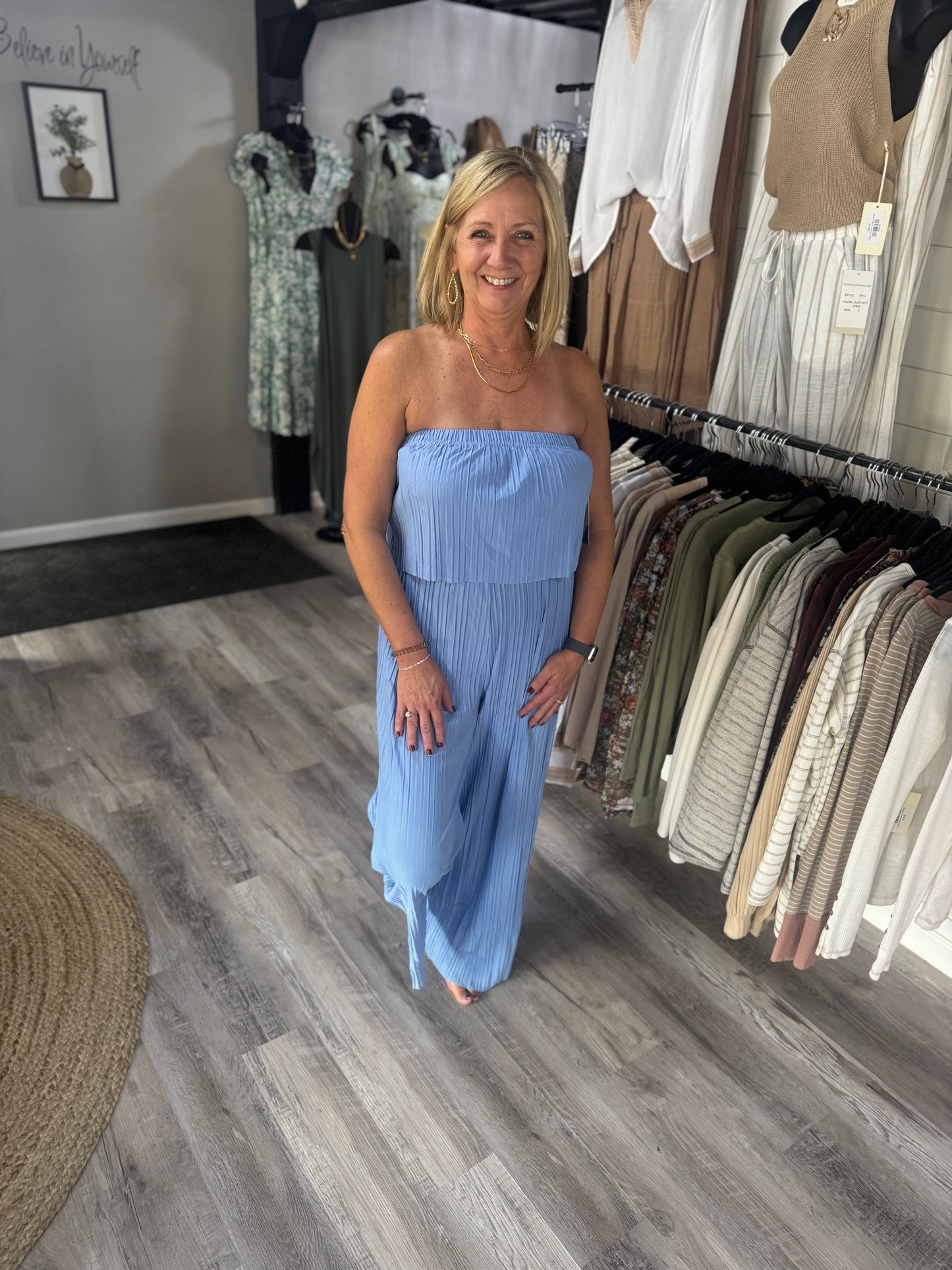 The Venezia Strapless jumpsuit