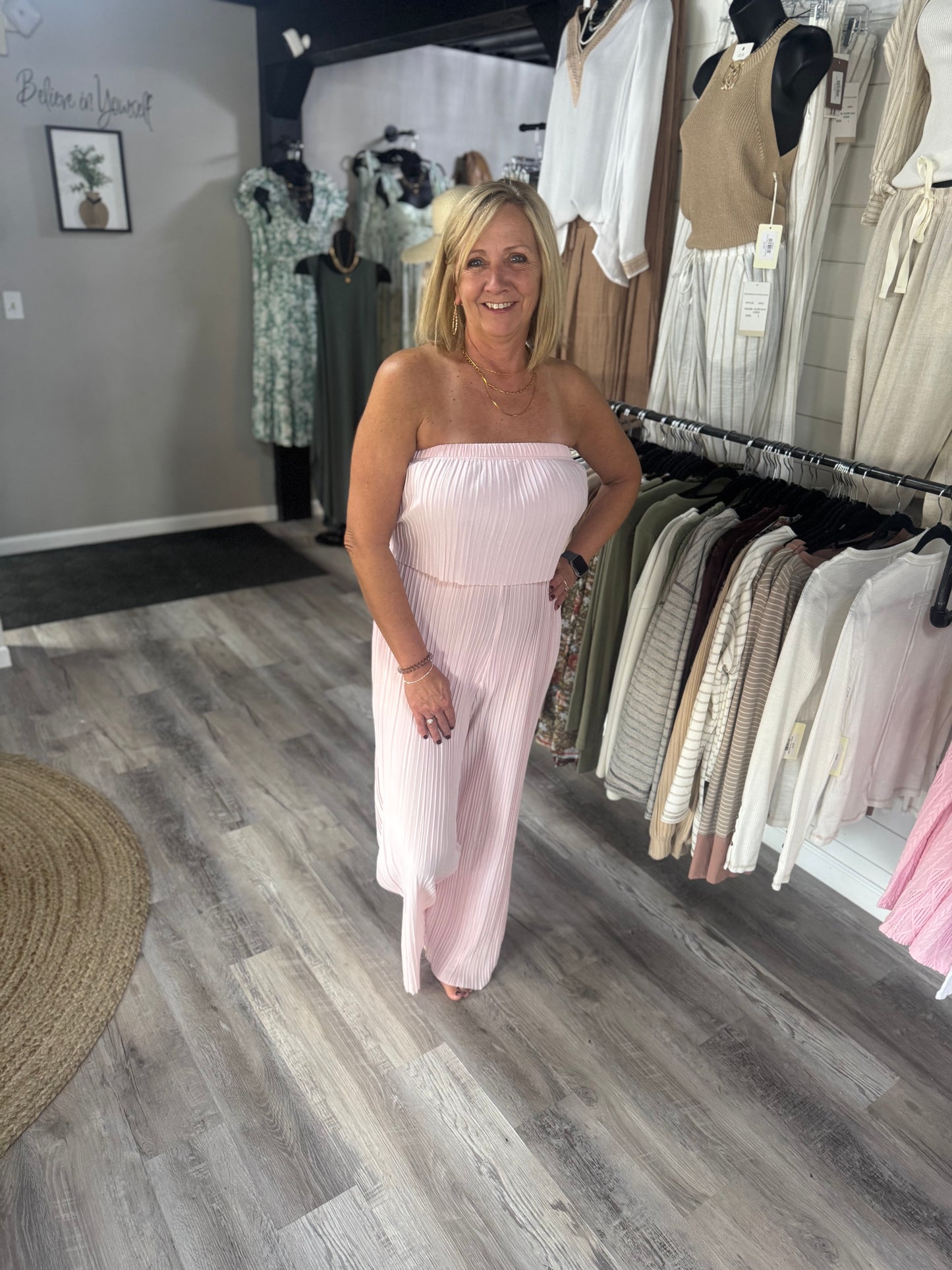 The Venezia Strapless jumpsuit