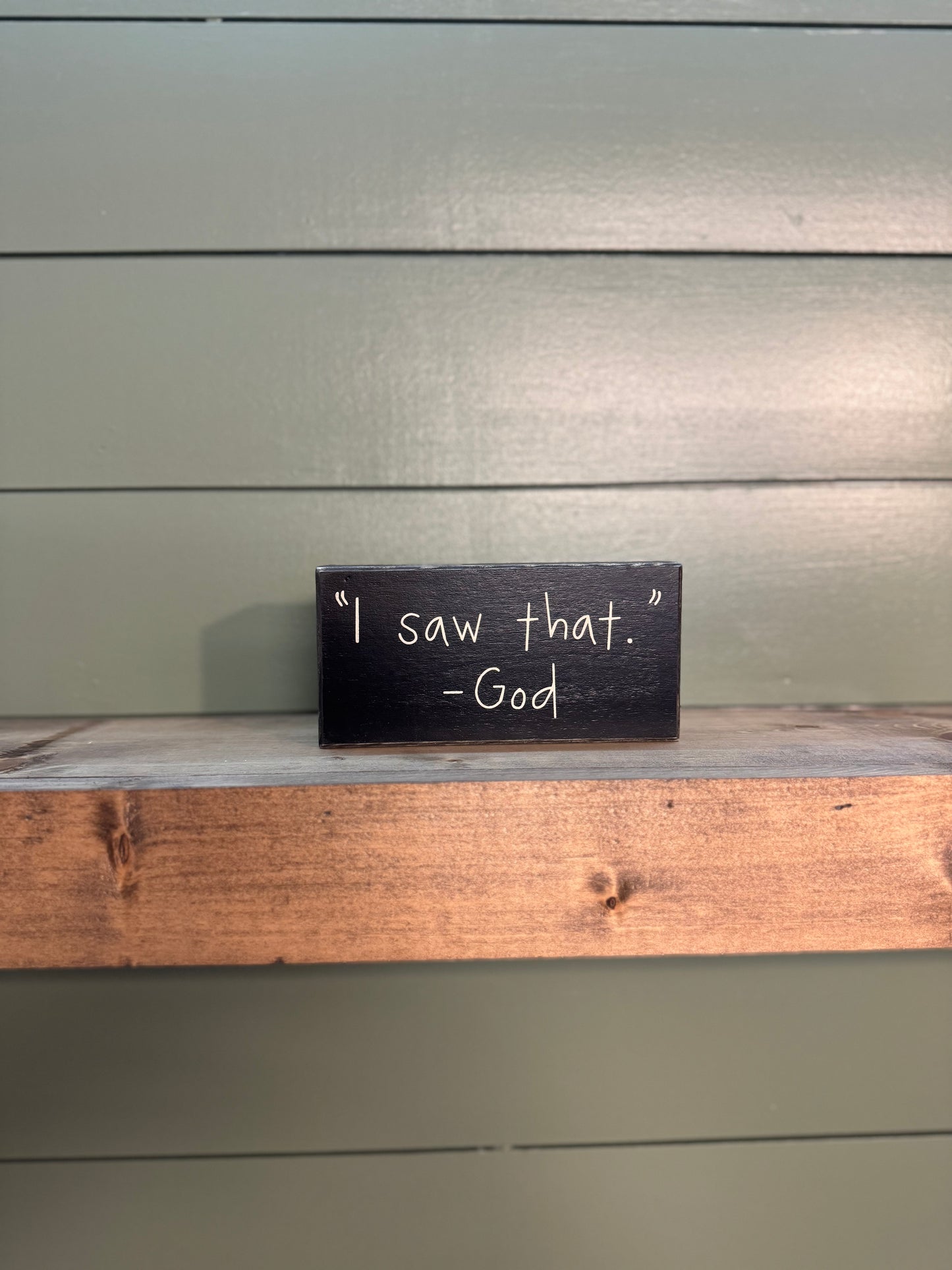 I Saw That- God sign