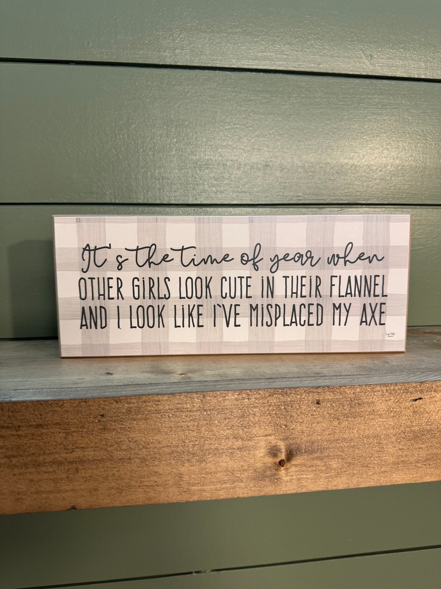 Fall Flannel Sign