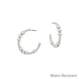 The Beaded Hoop Earring