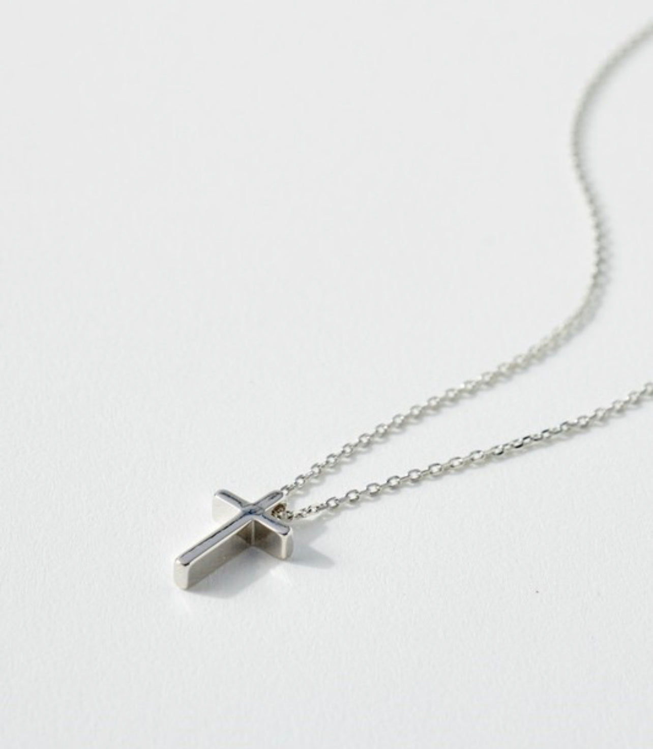 Silver Cross Necklace