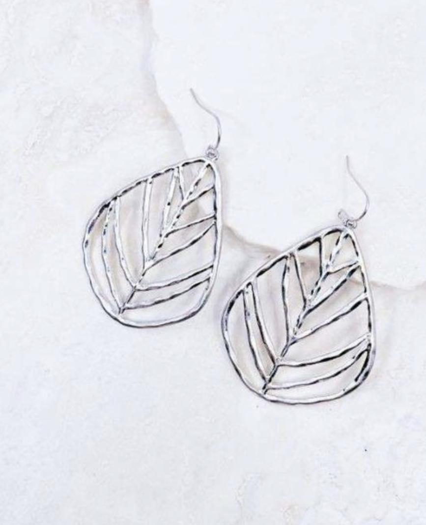 Leaf Casting Earring