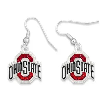 OSU Glitter Earrings