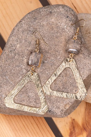 The Jessica Triangle Earrings