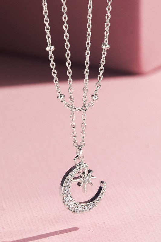 The Silver Moon Necklace
