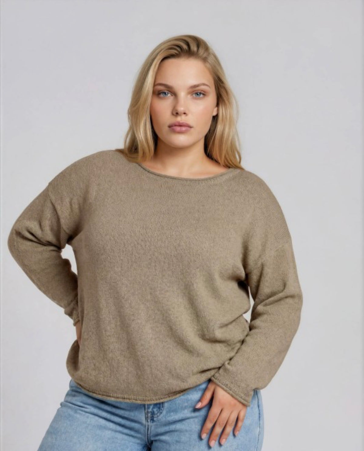 The Evie Curvy Sweater