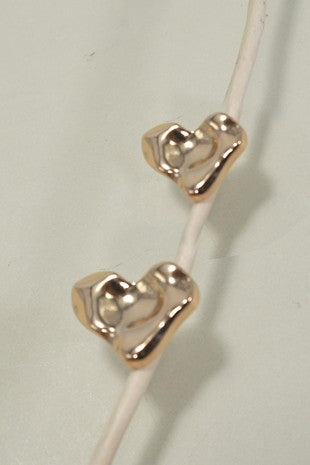 Gold Heart Earring