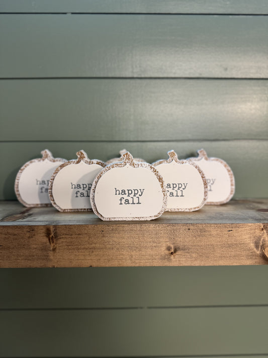Happy Fall Pumpkin
