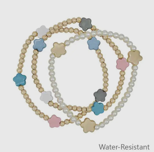 The Pearl Flower Bead Bracelet