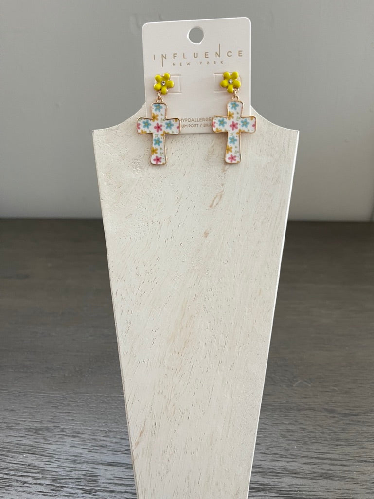 The Easter Cross Earring