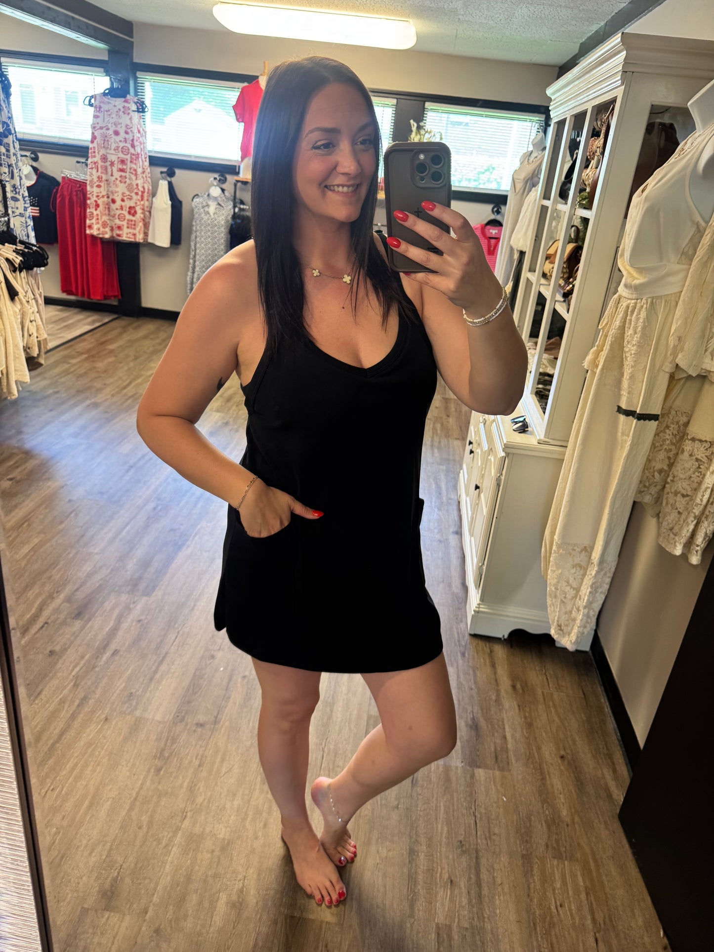 The Brielle Romper Dress