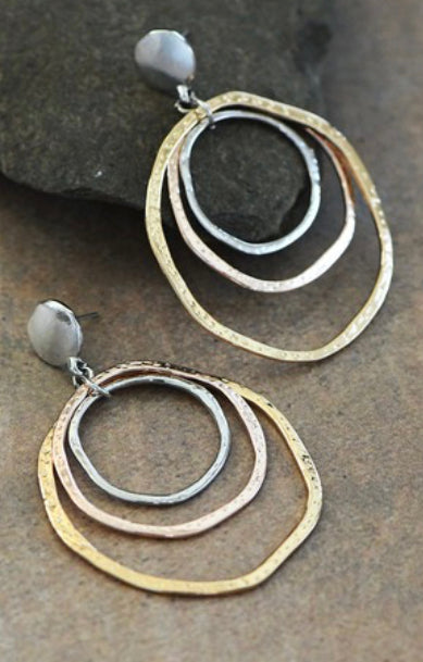 Circle Drop earring