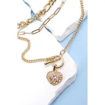 The Heart Charm Necklace