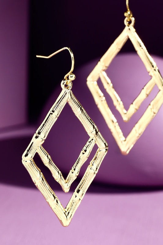 The Bamboo Diamond Earrings