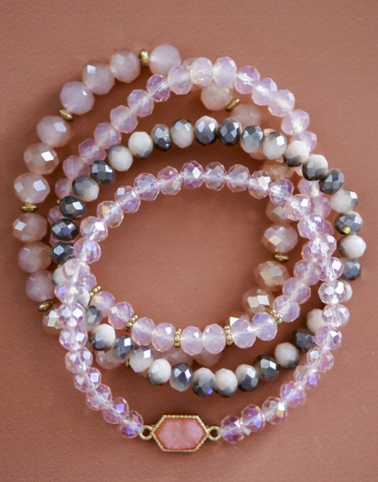 The Ila Beaded Stacking Bracelets