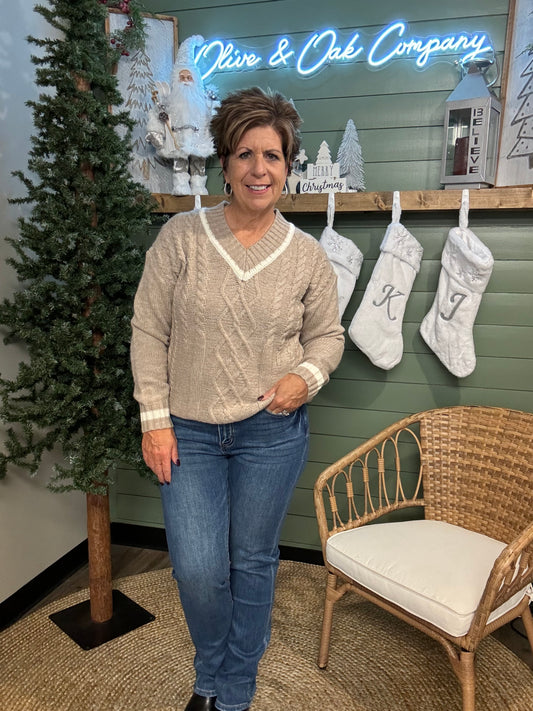 The Lori Chunky Cable knit sweater