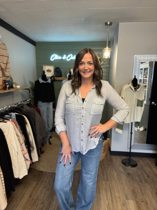 The Ansley Button Up