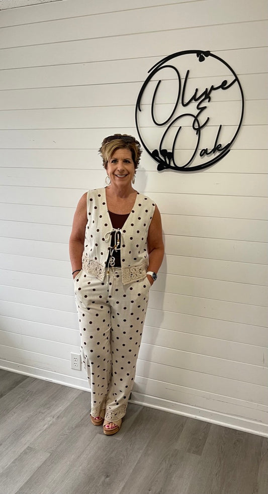 The Summer Polka Dot Top