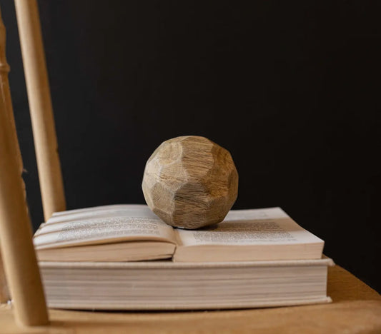 The Luna Mango Wood Carved Deco Ball