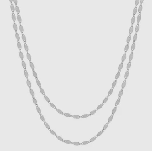 The Oval Double Necklace