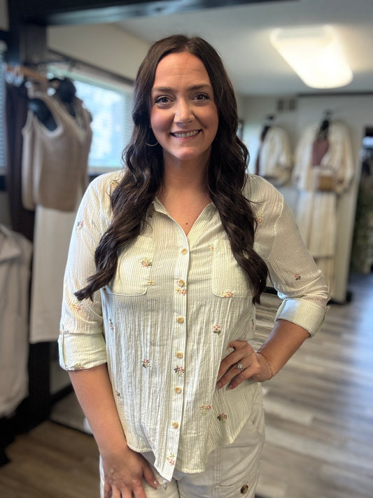 The Shayla Button Up