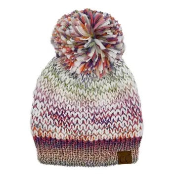 CC Yarn Pom Beanie
