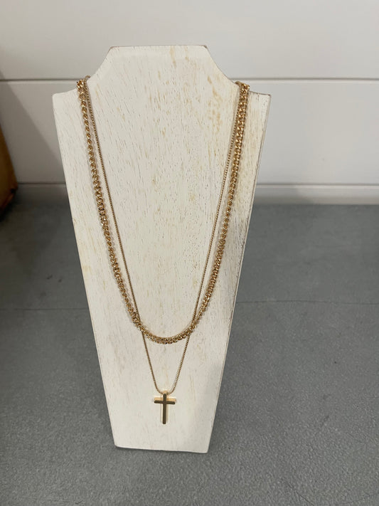 The Claire Cross Necklace